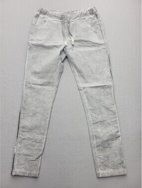 Patchington Women's Pants Medium Gray Mid Rise Jegging Solid Knit Viscose Blend